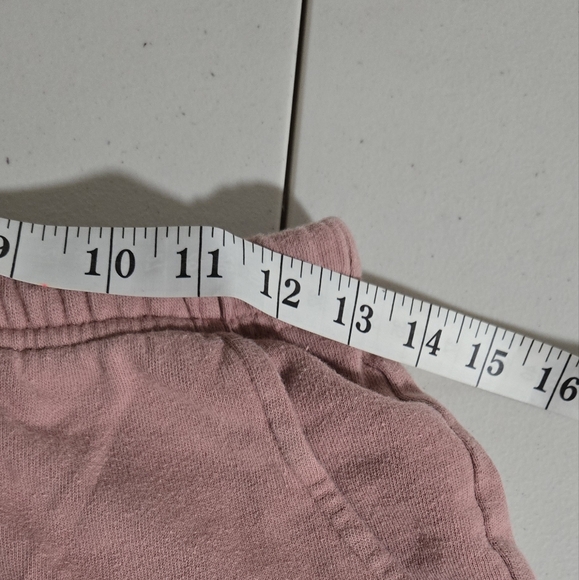 Women's Dusty Rose Drawstring Lounge Shorts - Picture 6 of 9